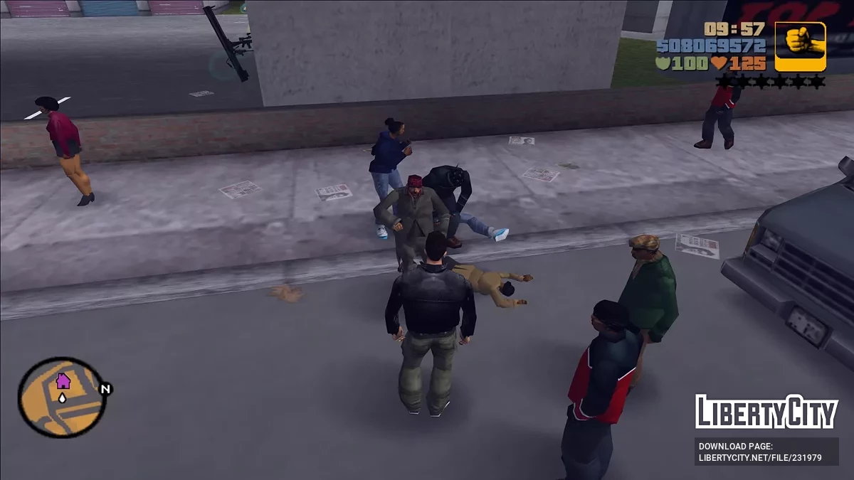 Вербовать прохожих / GTA 3