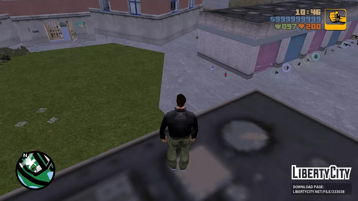 Мод для лазания / GTA 3