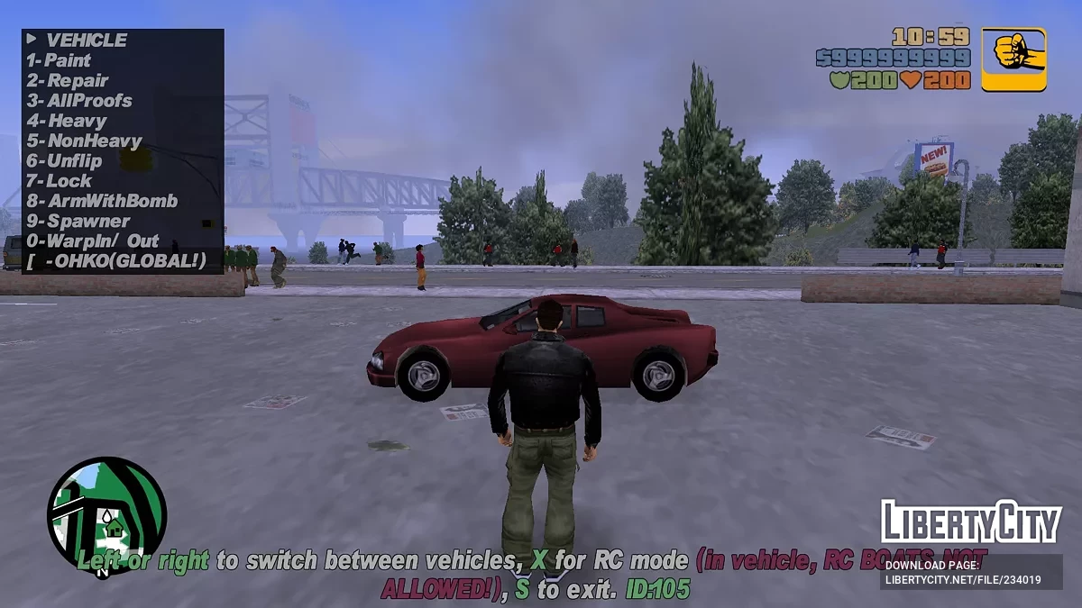 GTA 3 Cleo Чит Меню / GTA 3