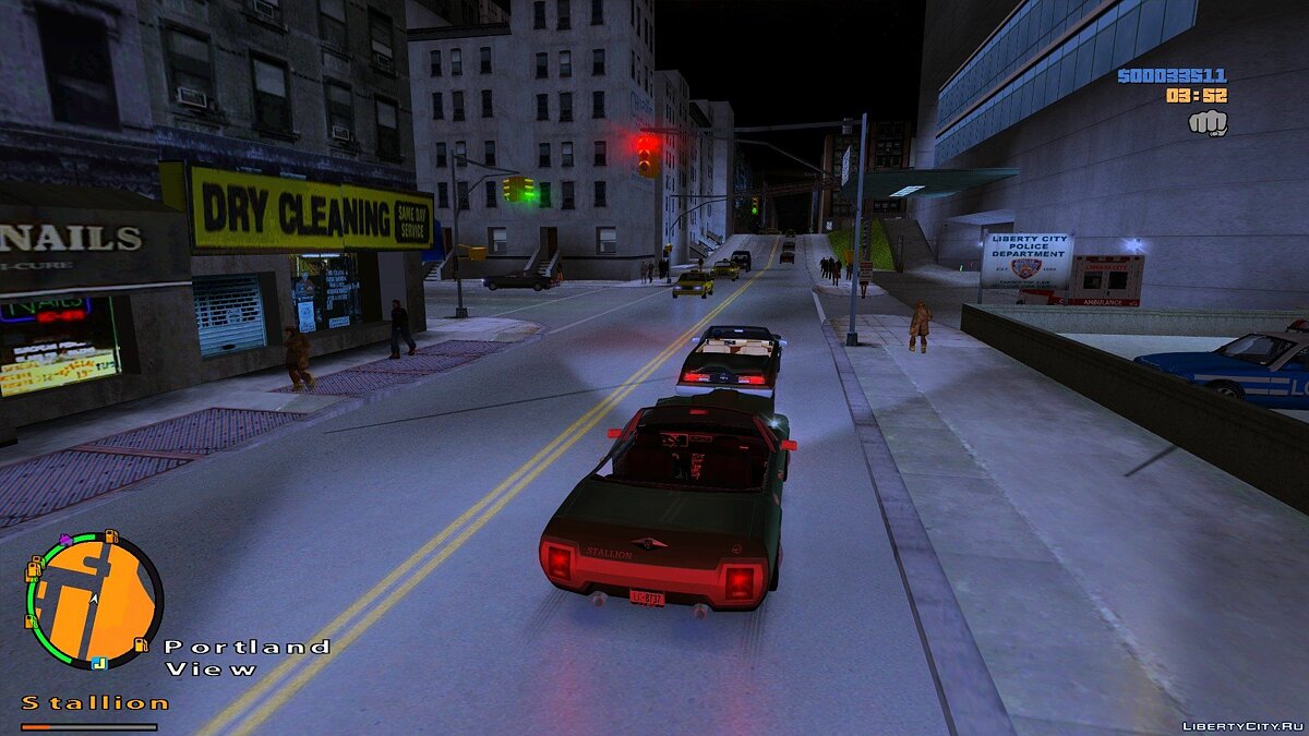 More people and cars on the streets [GTAIII] for GTA 3 - Картинка #1