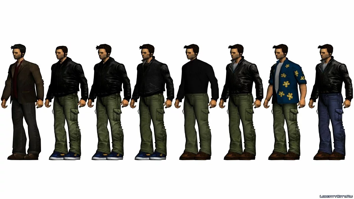 Evolution of Claude - Ранние версии Клода / GTA 3