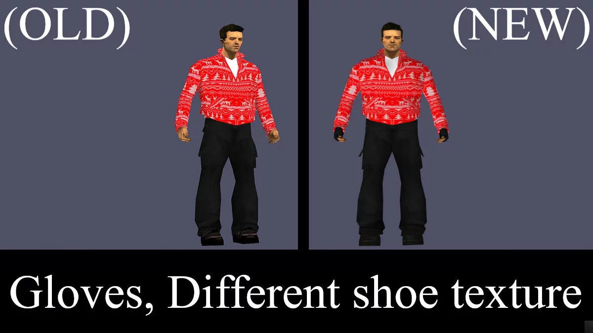 Пять новогодних скинов (+2 бонусных) / GTA 3