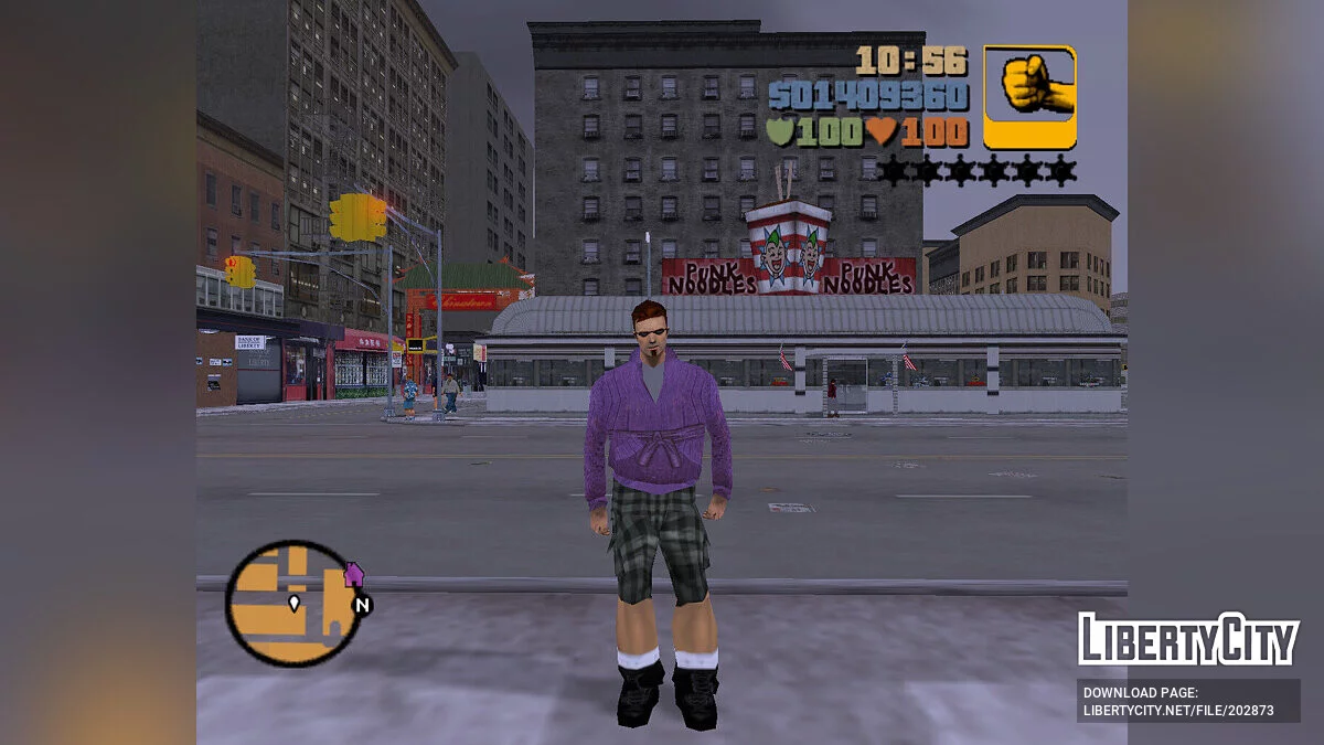Скины Чувака из Postal / GTA 3