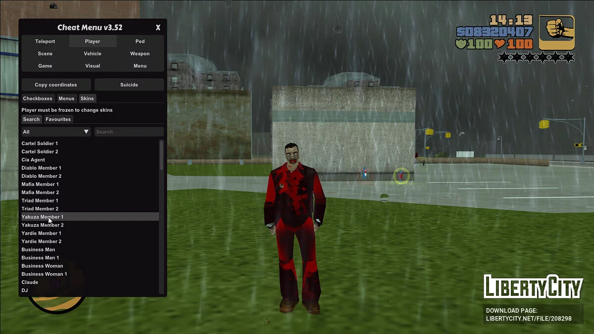 Набор скинов заражённых / GTA 3