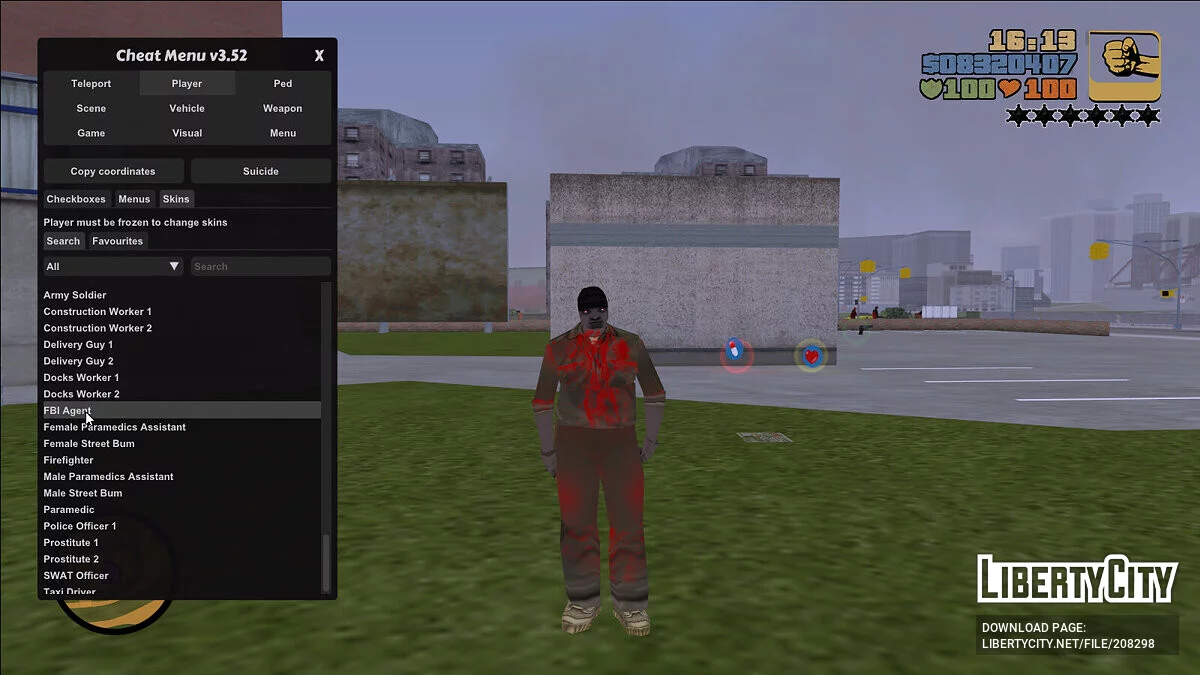 Набор скинов заражённых / GTA 3