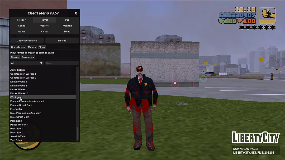 Набор скинов заражённых / GTA 3