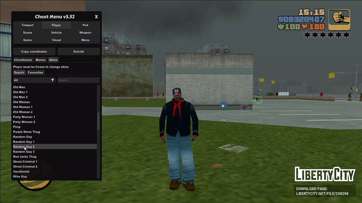 Набор скинов заражённых / GTA 3