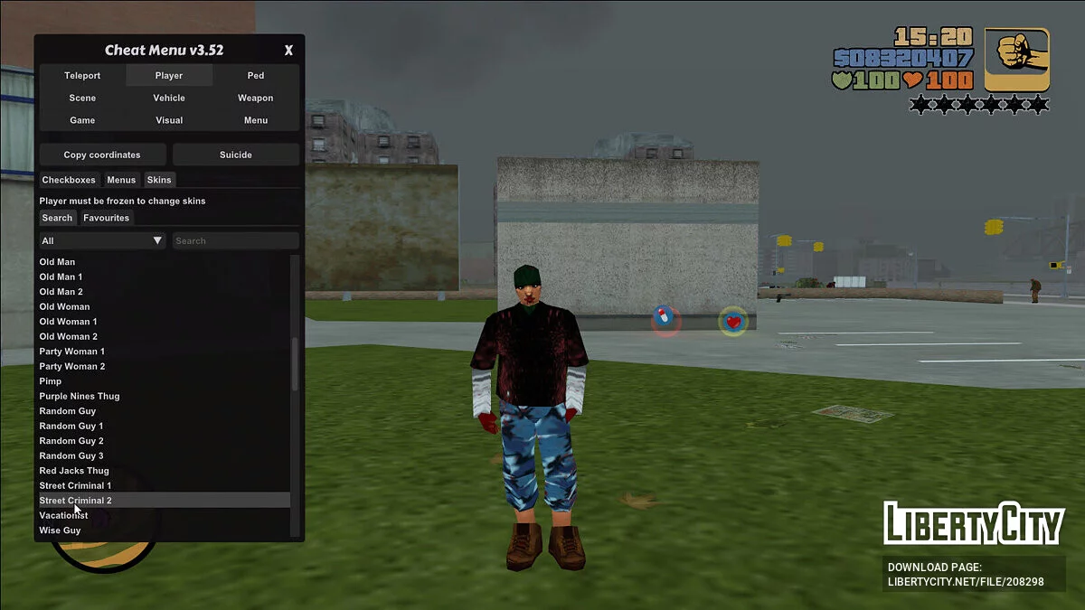 Набор скинов заражённых / GTA 3