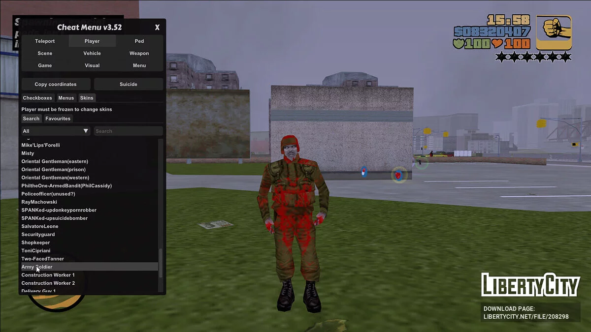 Набор скинов заражённых / GTA 3
