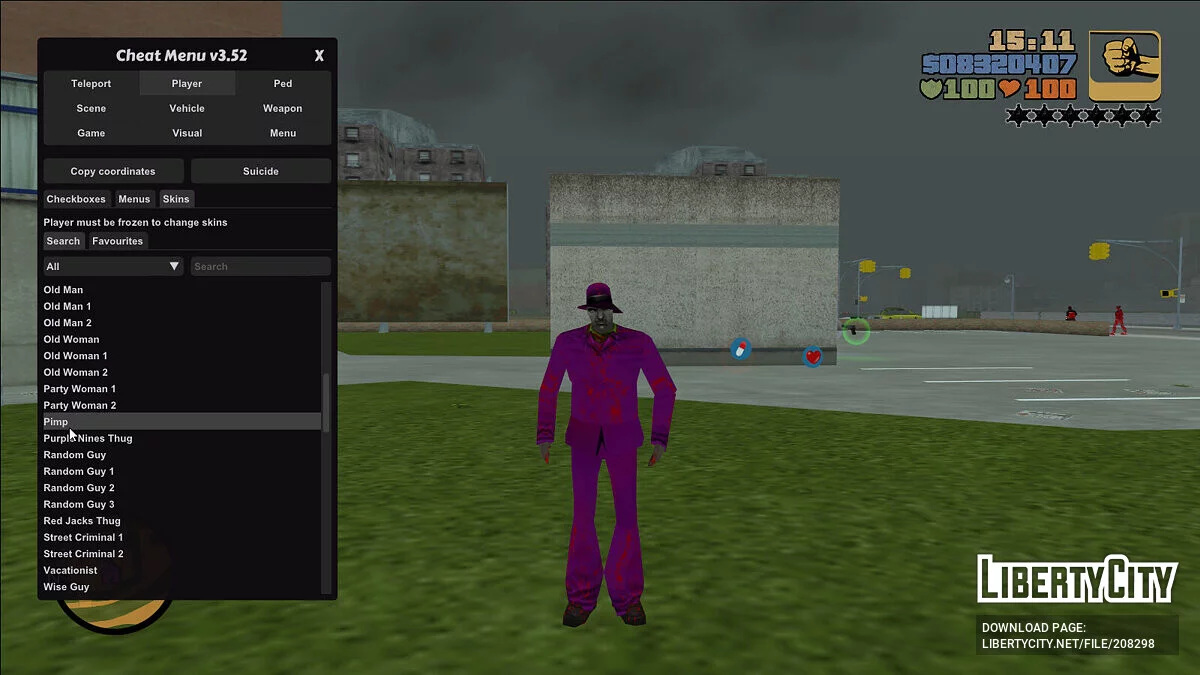 Набор скинов заражённых / GTA 3