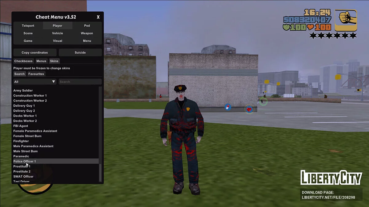 Набор скинов заражённых / GTA 3