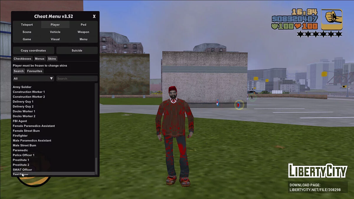 Набор скинов заражённых / GTA 3