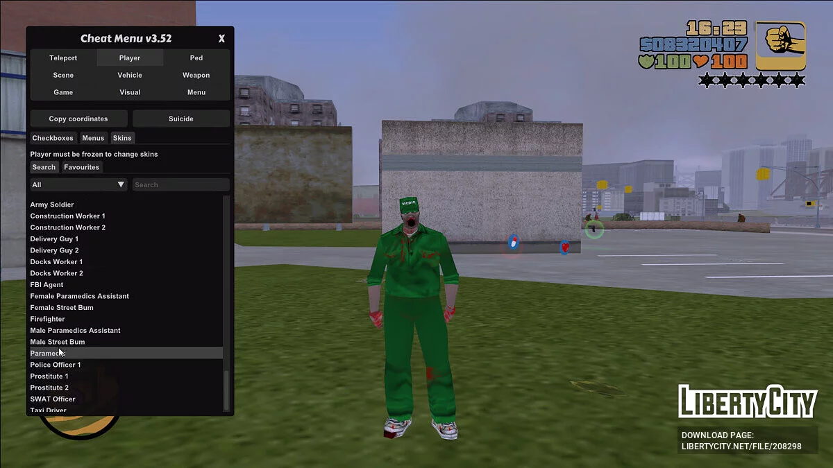 Набор скинов заражённых / GTA 3