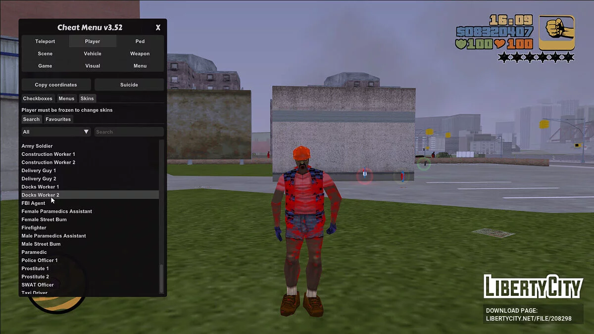 Набор скинов заражённых / GTA 3