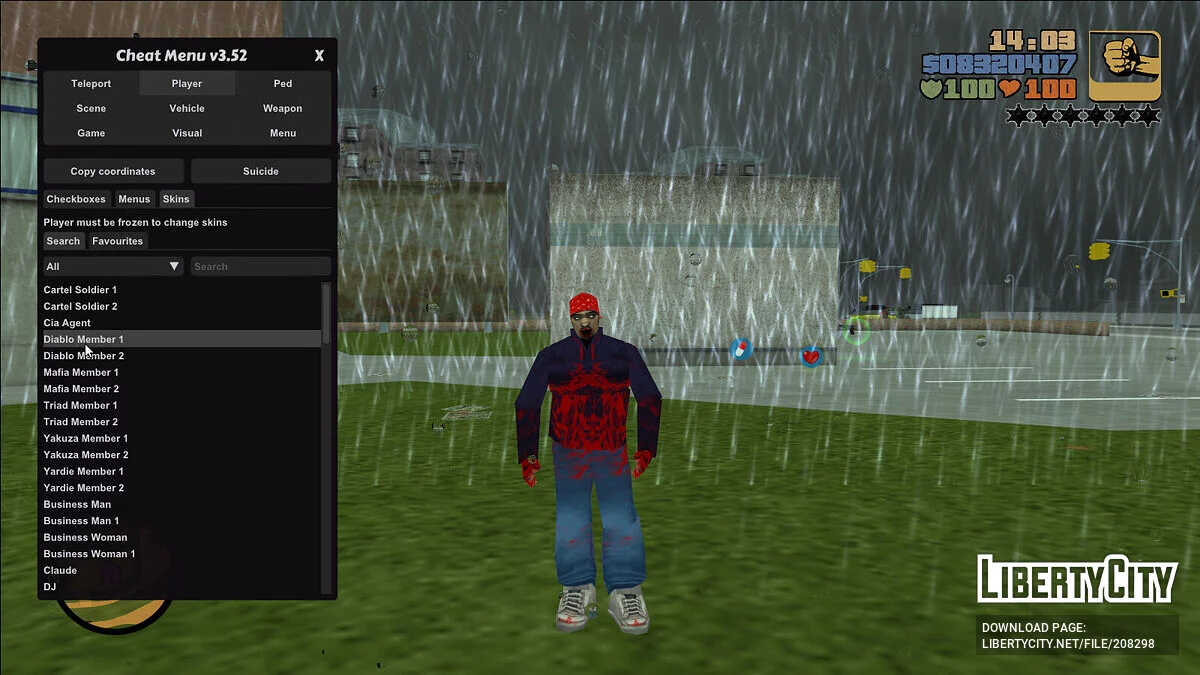 Набор скинов заражённых / GTA 3