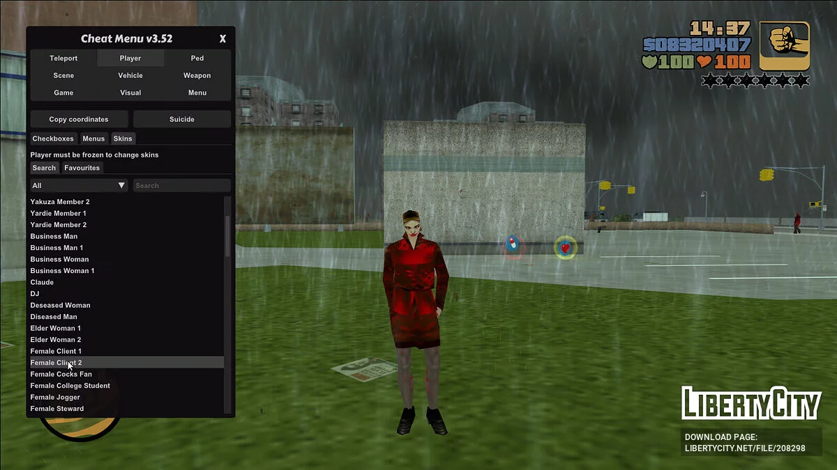 Набор скинов заражённых / GTA 3