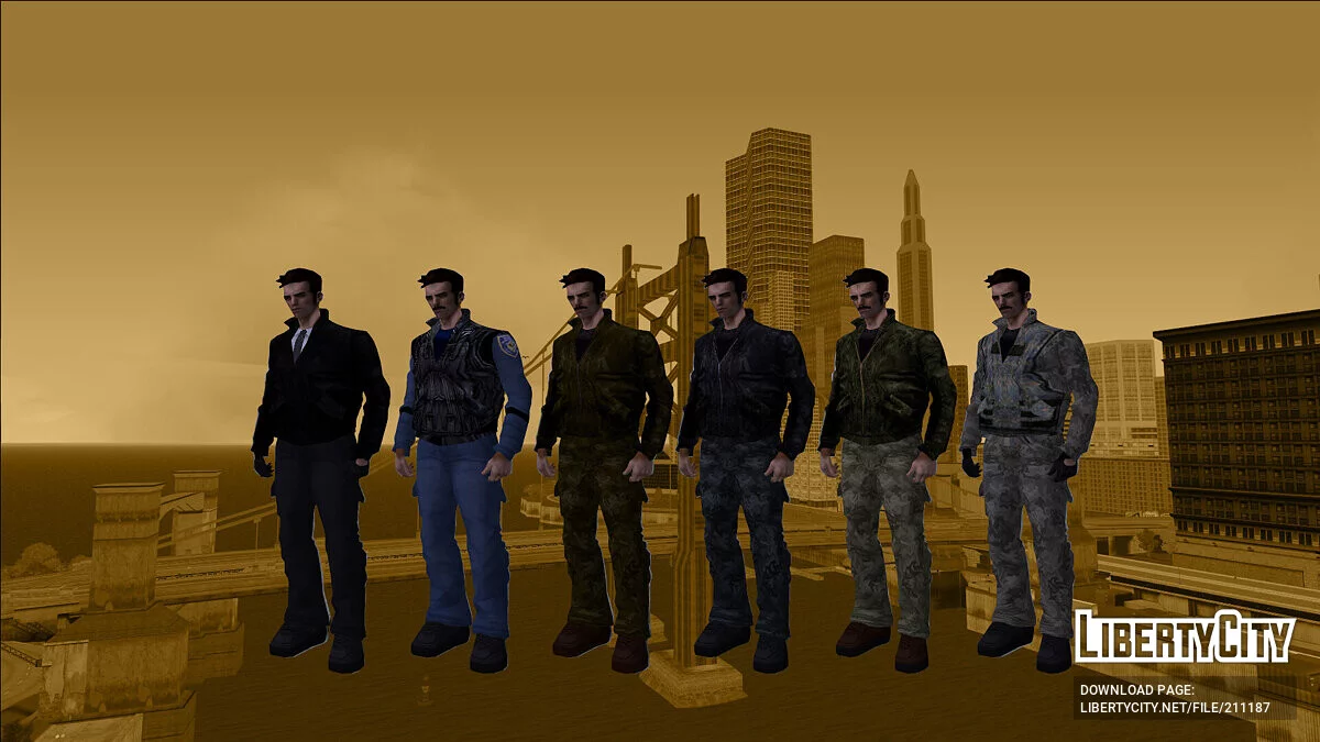 HD скины для Xbox версии Клода с головой от PC / GTA 3