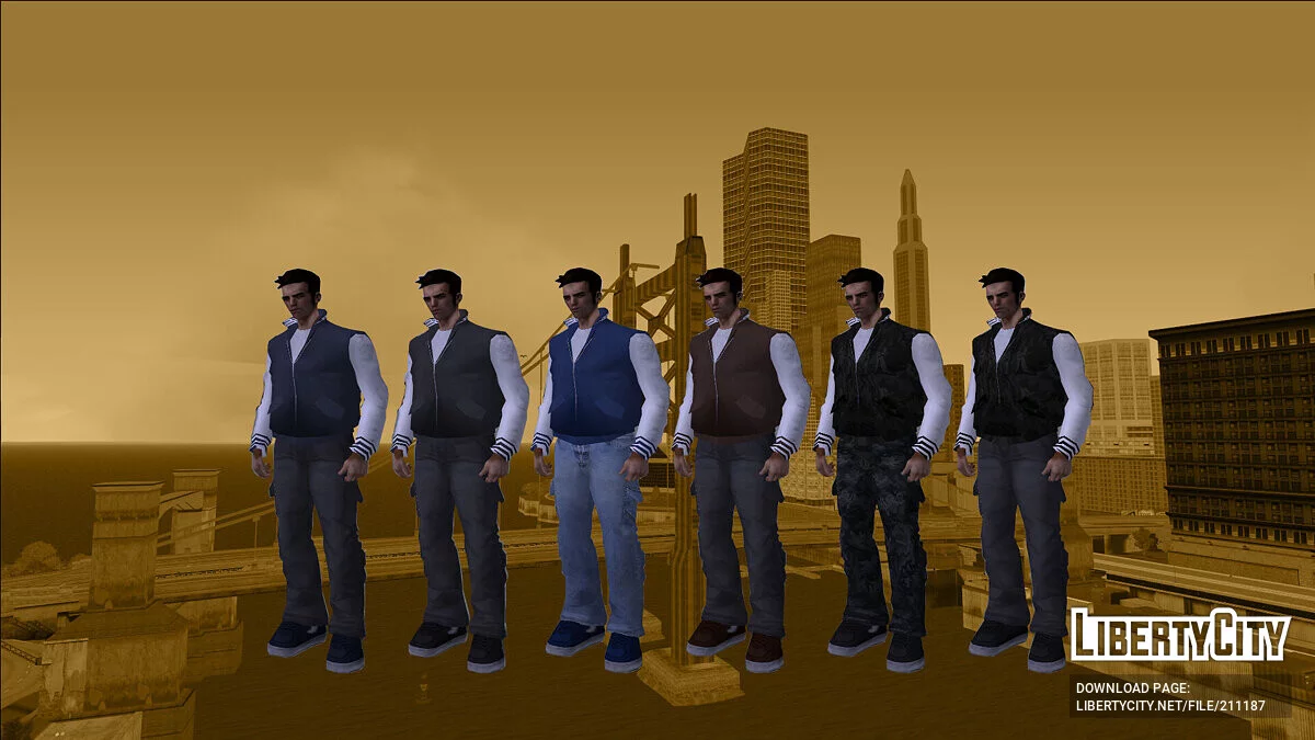 HD скины для Xbox версии Клода с головой от PC / GTA 3