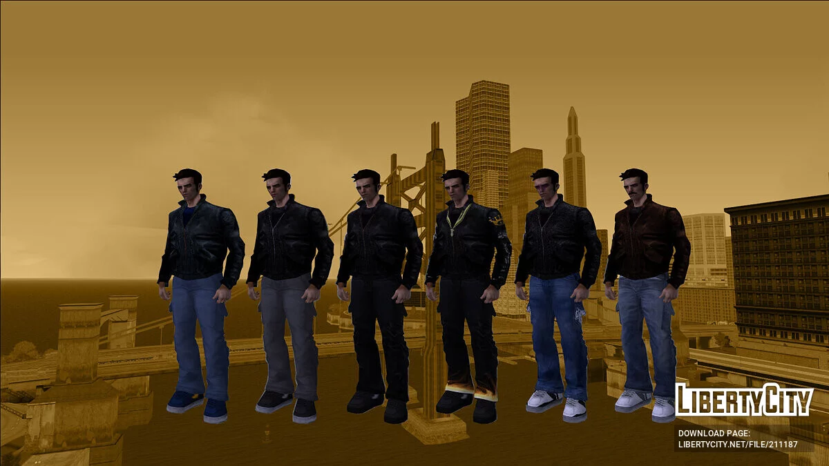 HD скины для Xbox версии Клода с головой от PC / GTA 3