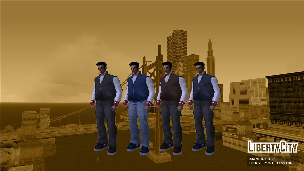 HD скины для Xbox версии Клода с головой от PC / GTA 3