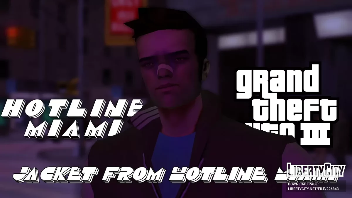 Джекет из Hotline Miami / GTA 3