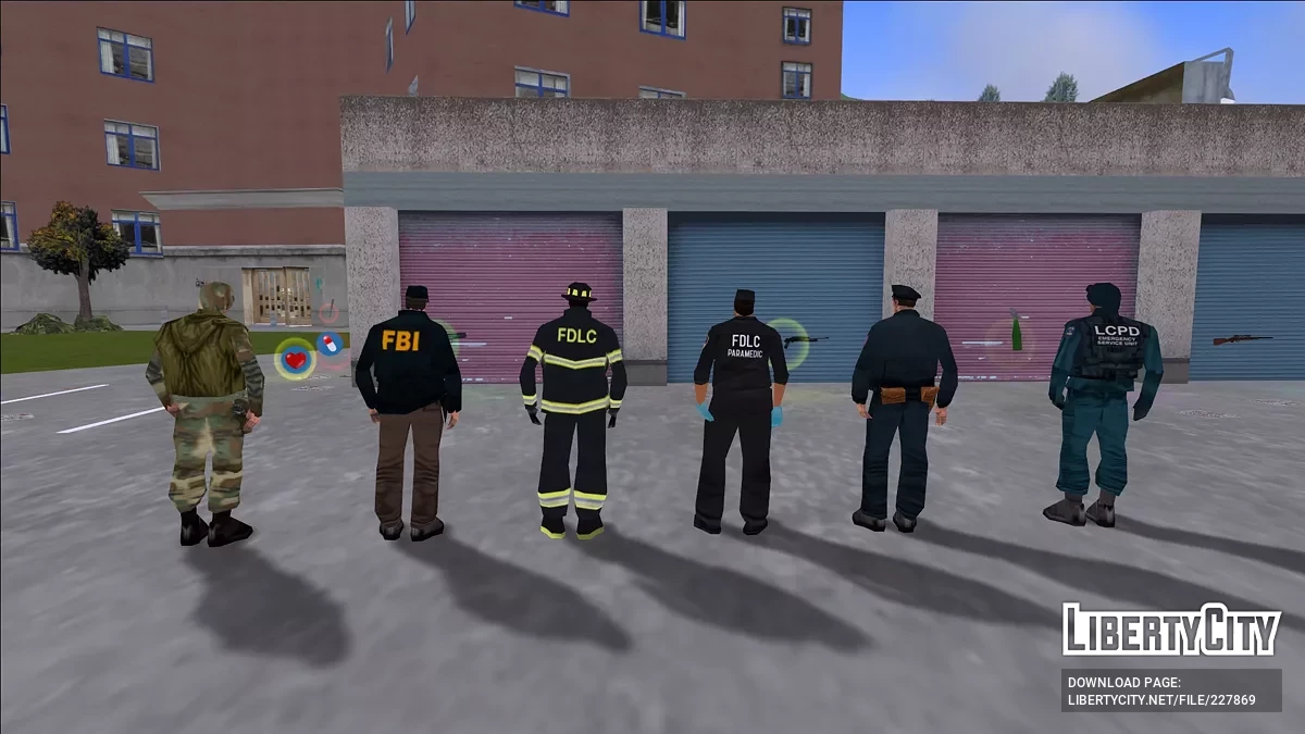 Vanilla Emergency Services Ped Overhaul / GTA 3