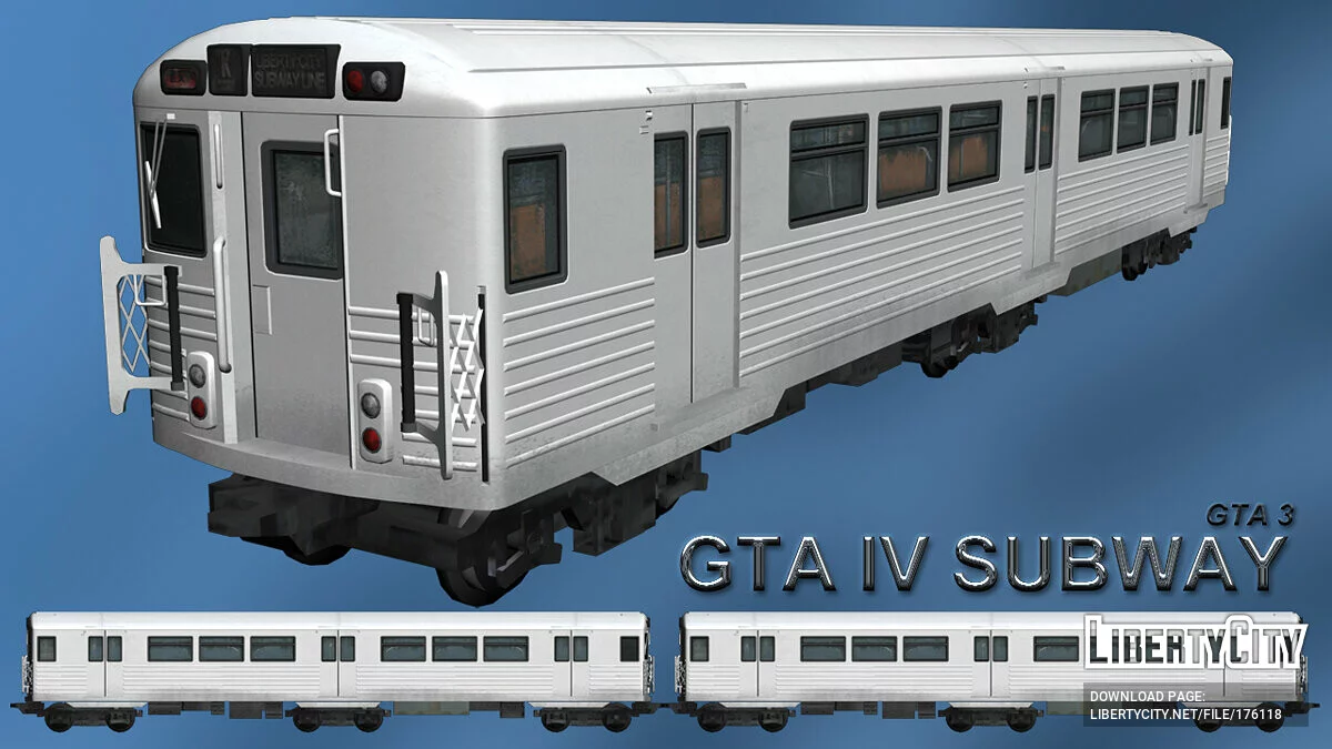 GTA 4 Метровагон (измененный) / GTA 3