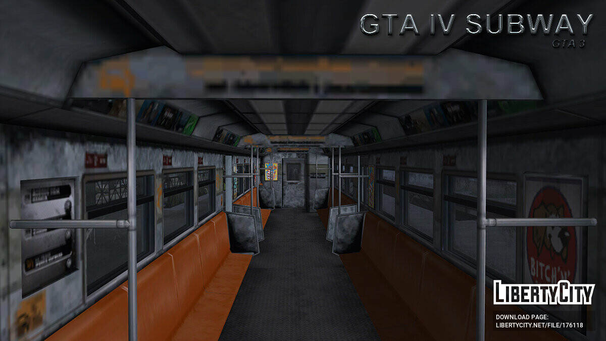 GTA 4 Subway (changed) for GTA 3 - Картинка #4