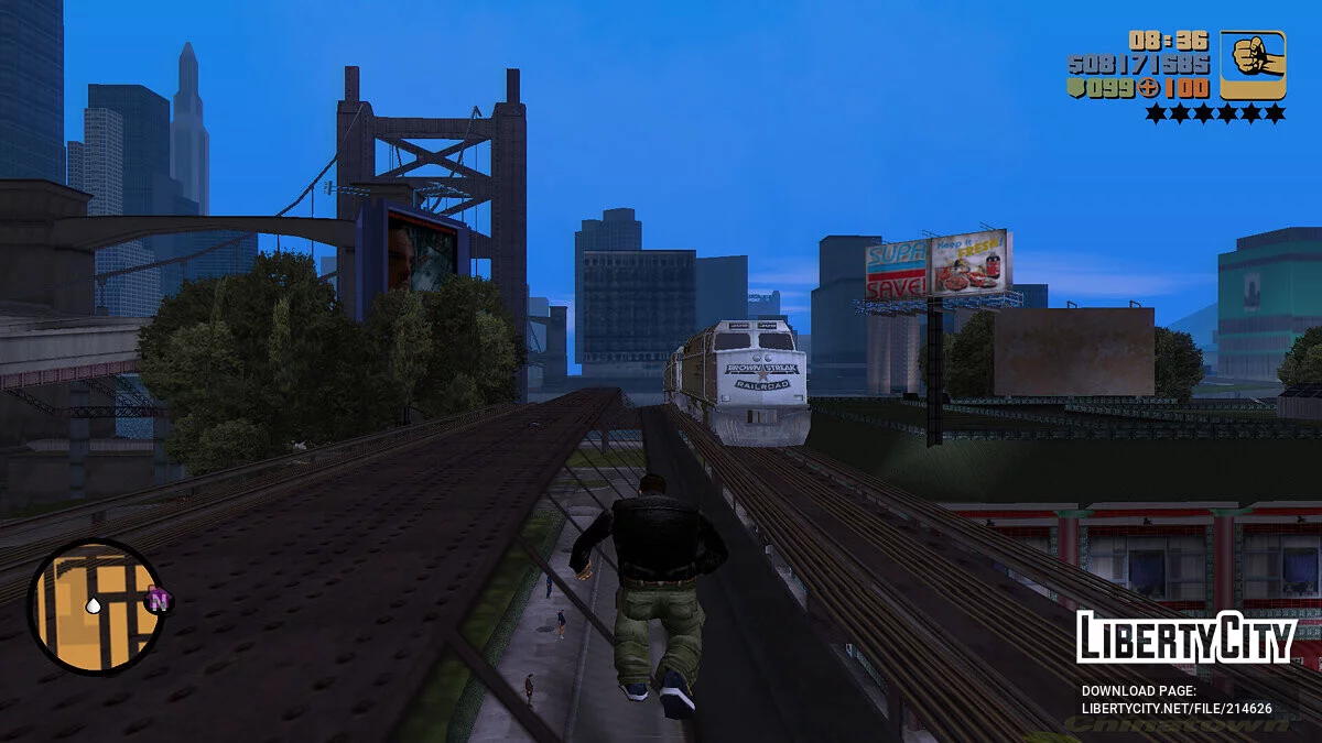 Brown Streak из San Andreas / GTA 3