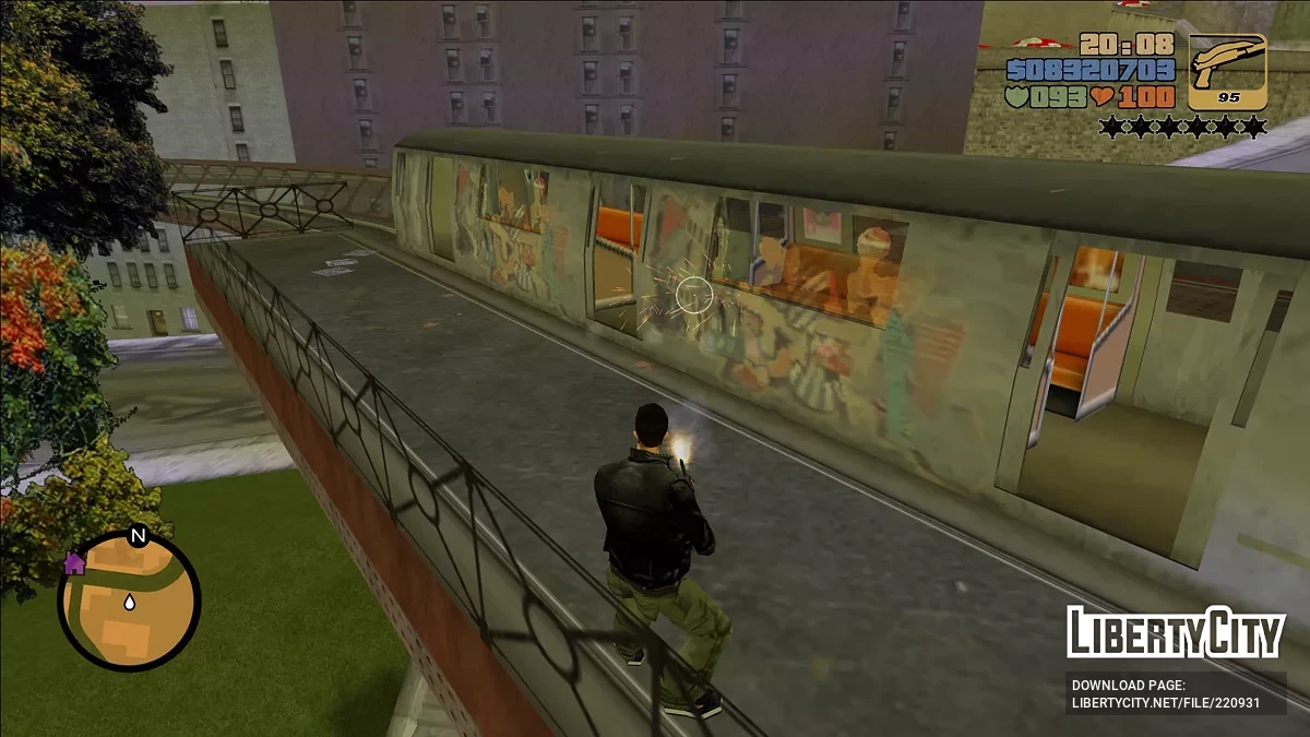 Поезд из PS2 версии / GTA 3