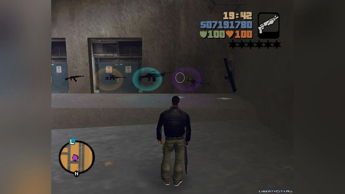 Пак оружия из Vice City Stories / GTA 3