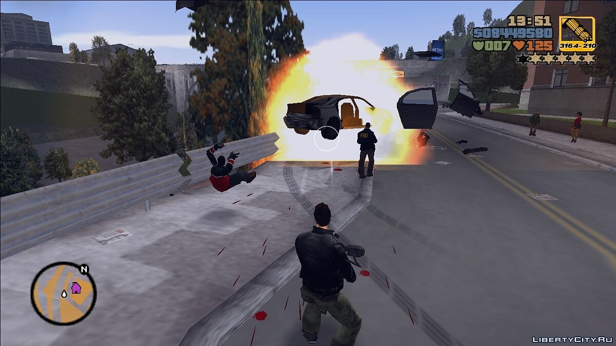 Скачать Minigun Mod для GTA 3