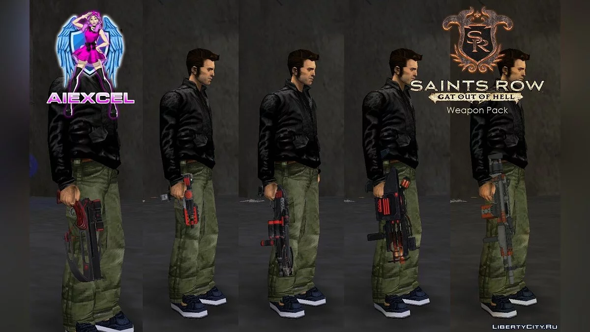 Saints Row: Gat out of Hell Weapons Pack(GTA3 Version) / GTA 3