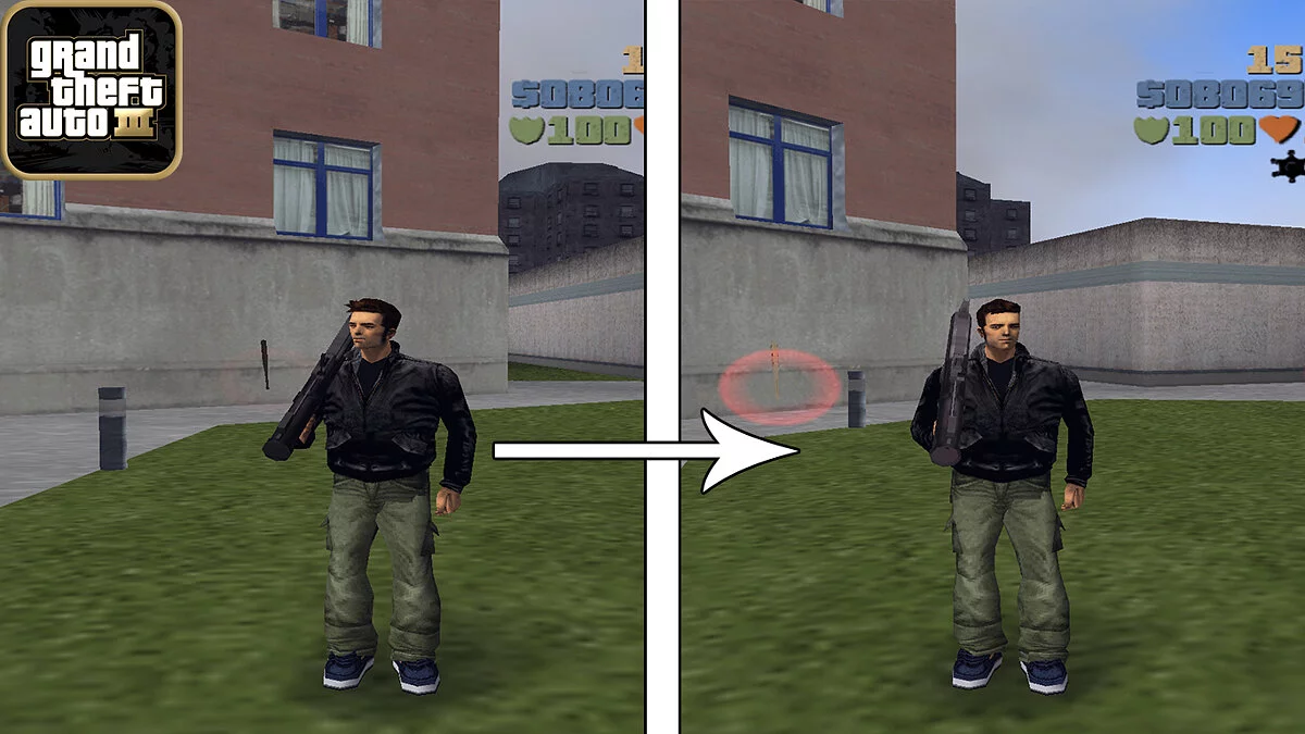 Изменённая ракетница / GTA 3