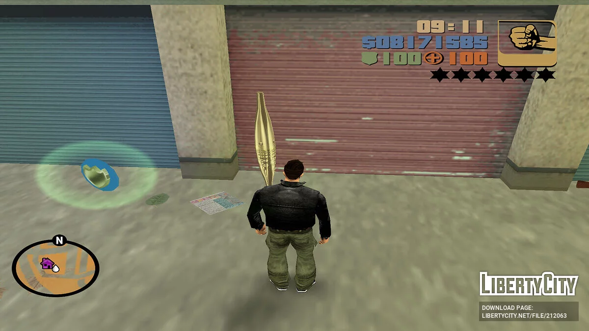 Олимпийский факел из Парижа 2024 / GTA 3
