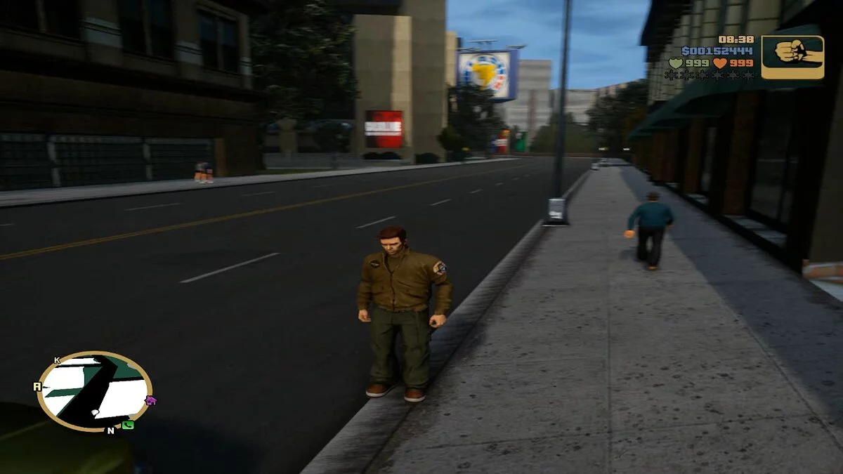 Клод в одежде из фильма Таксист / GTA 3: The Definitive Edition