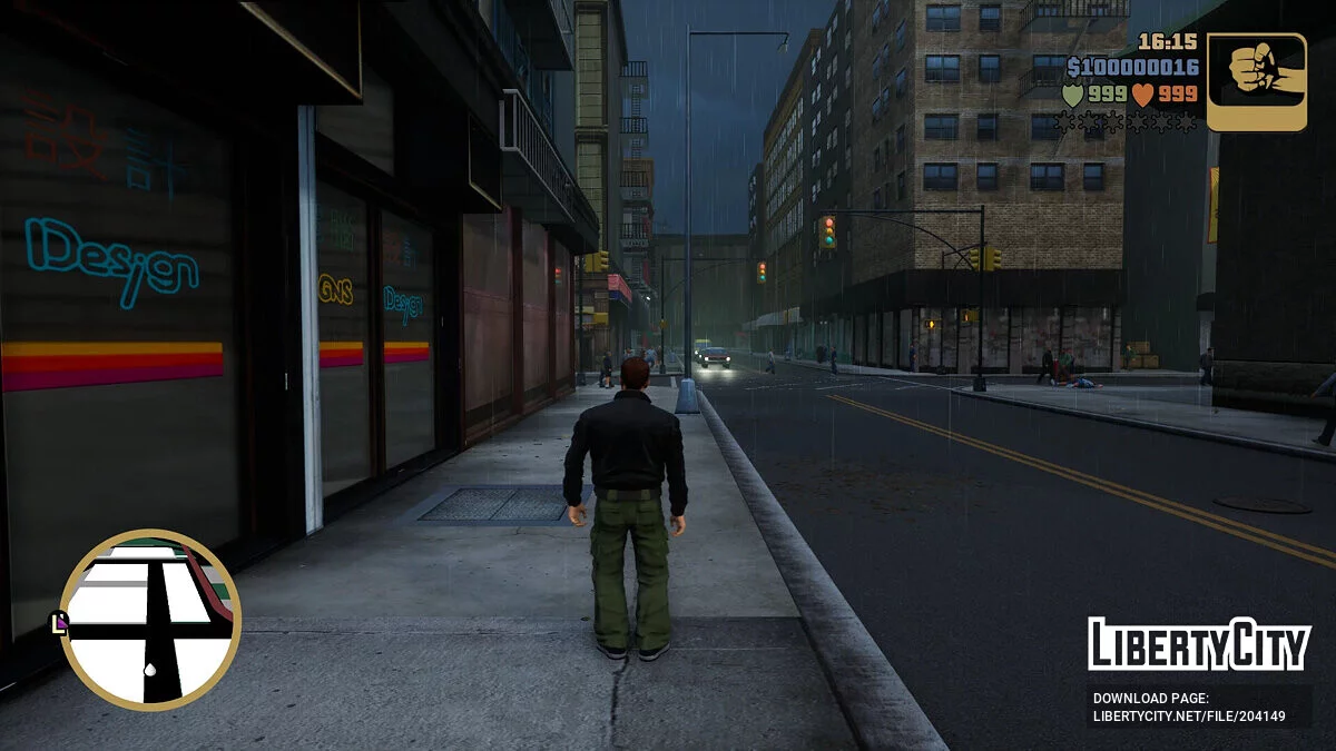 Реалистичный визуал / GTA 3: The Definitive Edition