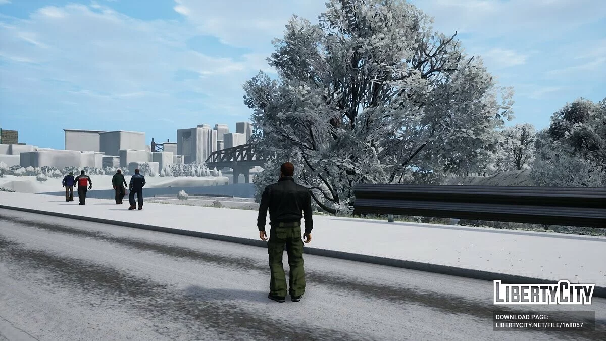 Snow Conversion - Либерти-Сити покрыт снегом / GTA 3: The Definitive Edition