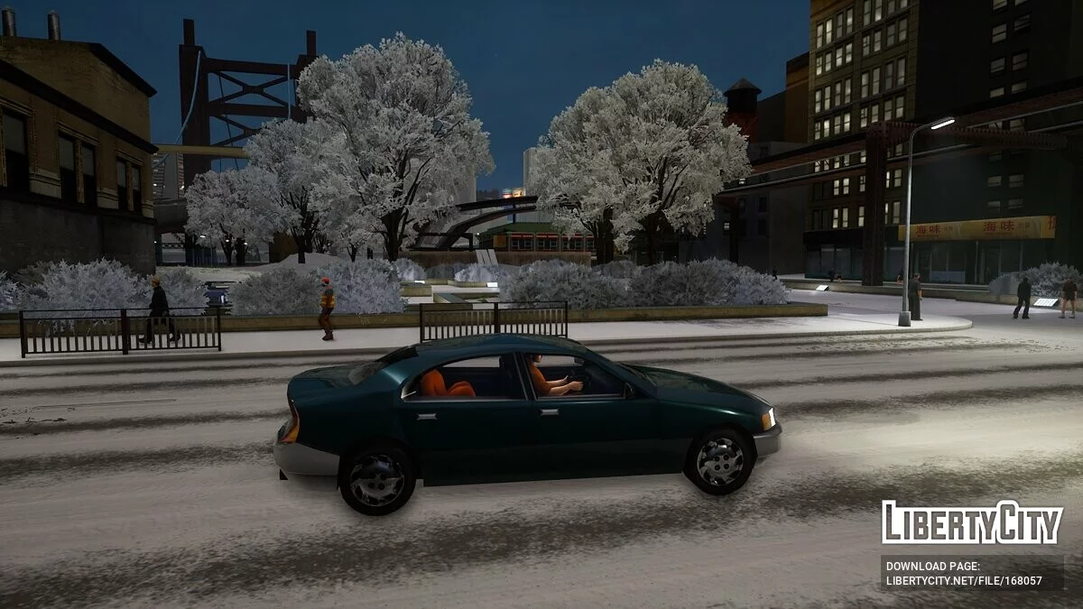 Snow Conversion - Либерти-Сити покрыт снегом / GTA 3: The Definitive Edition