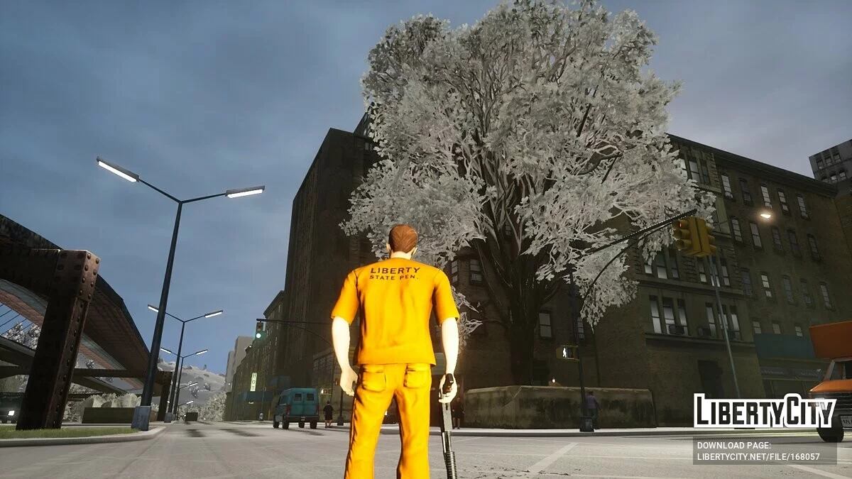 Snow Conversion - Либерти-Сити покрыт снегом / GTA 3: The Definitive Edition