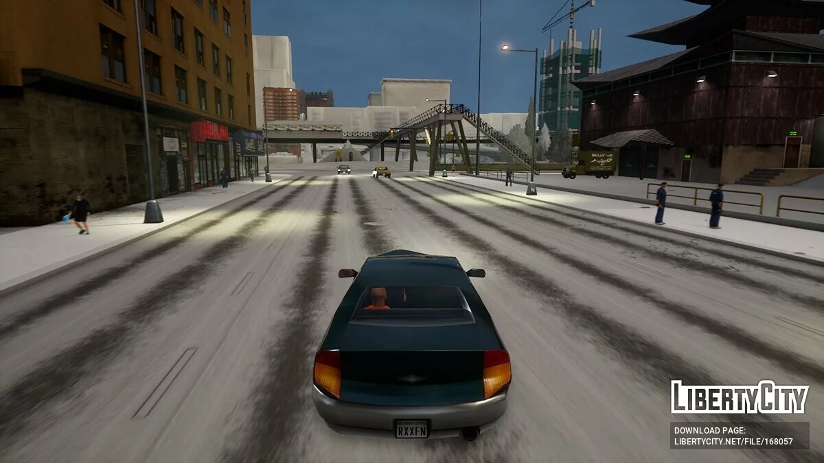 Snow Conversion - Либерти-Сити покрыт снегом / GTA 3: The Definitive Edition