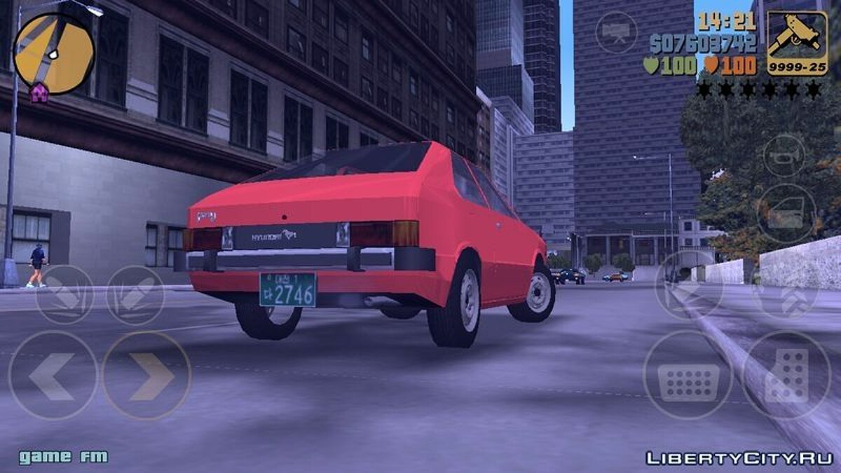 Скачать 1974 Hyundai Pony для GTA 3 (iOS, Android)