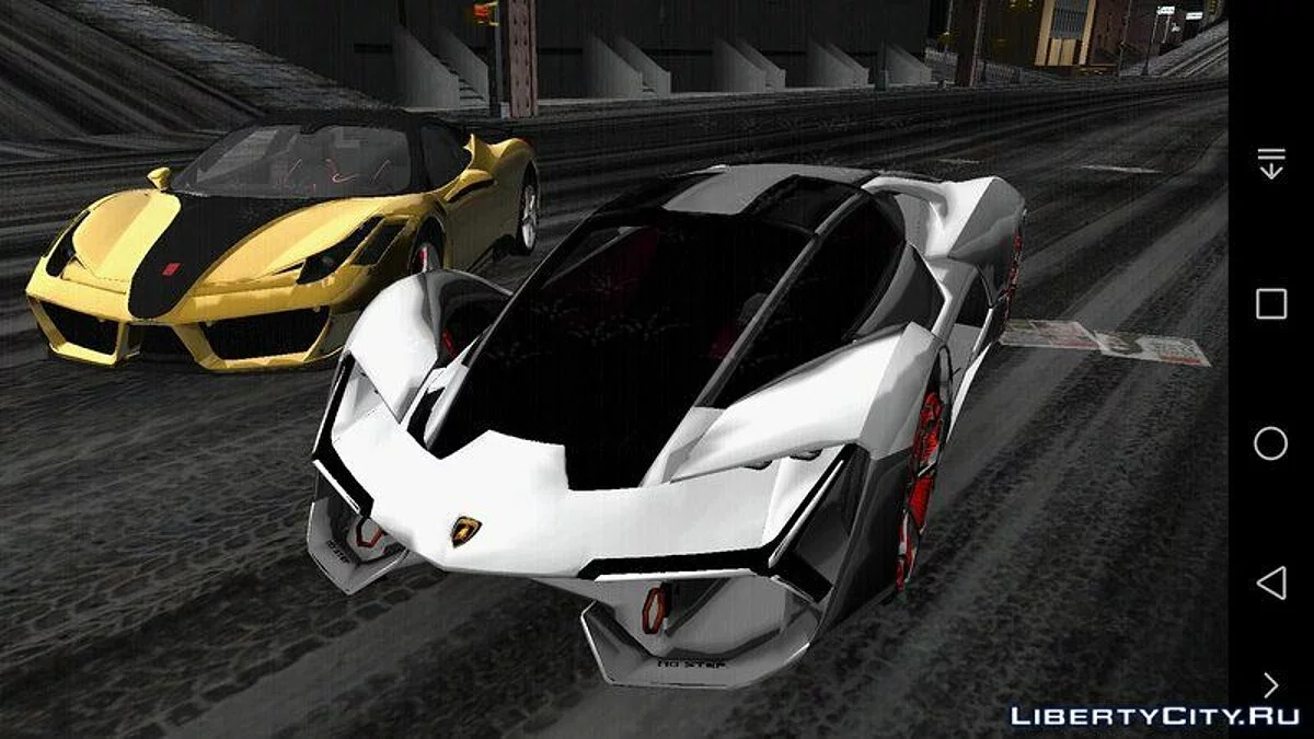 Lamborghini Terzo Millennio / GTA 3 (iOS, Android)