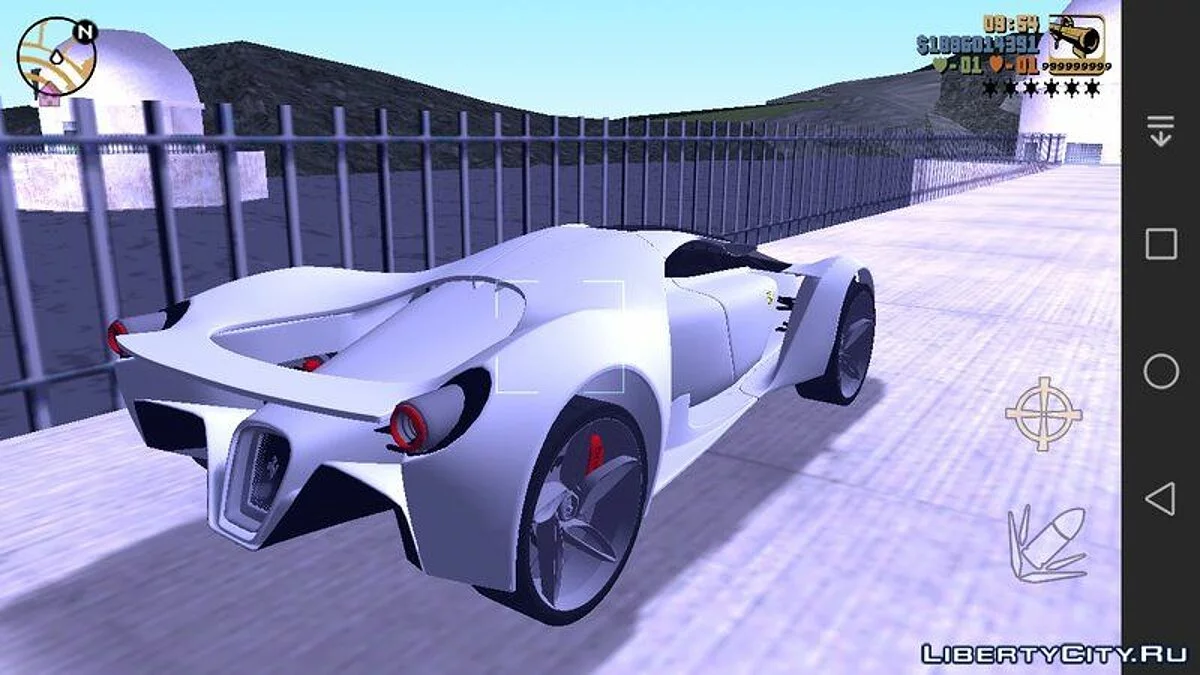 Ferrari F80 Concept / GTA 3 (iOS, Android)