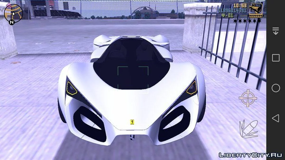 Ferrari F80 Concept / GTA 3 (iOS, Android)