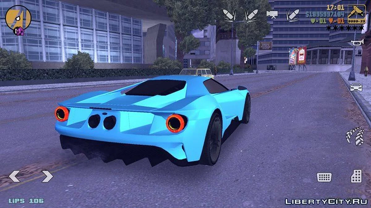 Ford GT 2015 / GTA 3 (iOS, Android)
