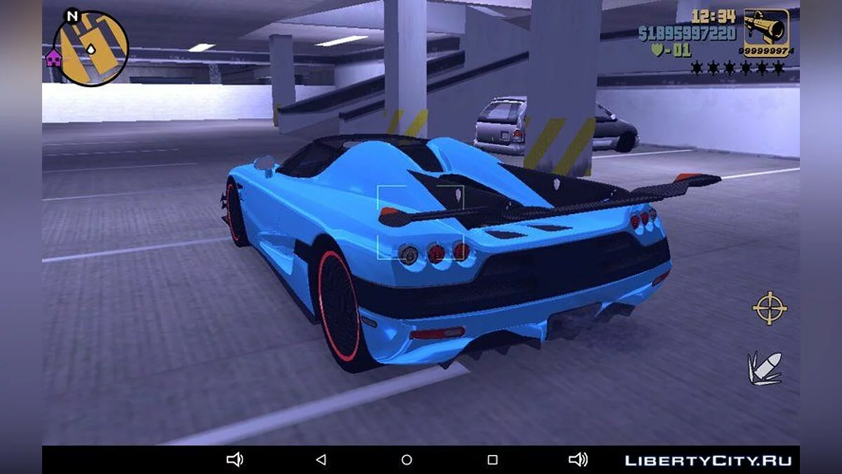 Koenigsegg CCX:1 / GTA 3 (iOS, Android)
