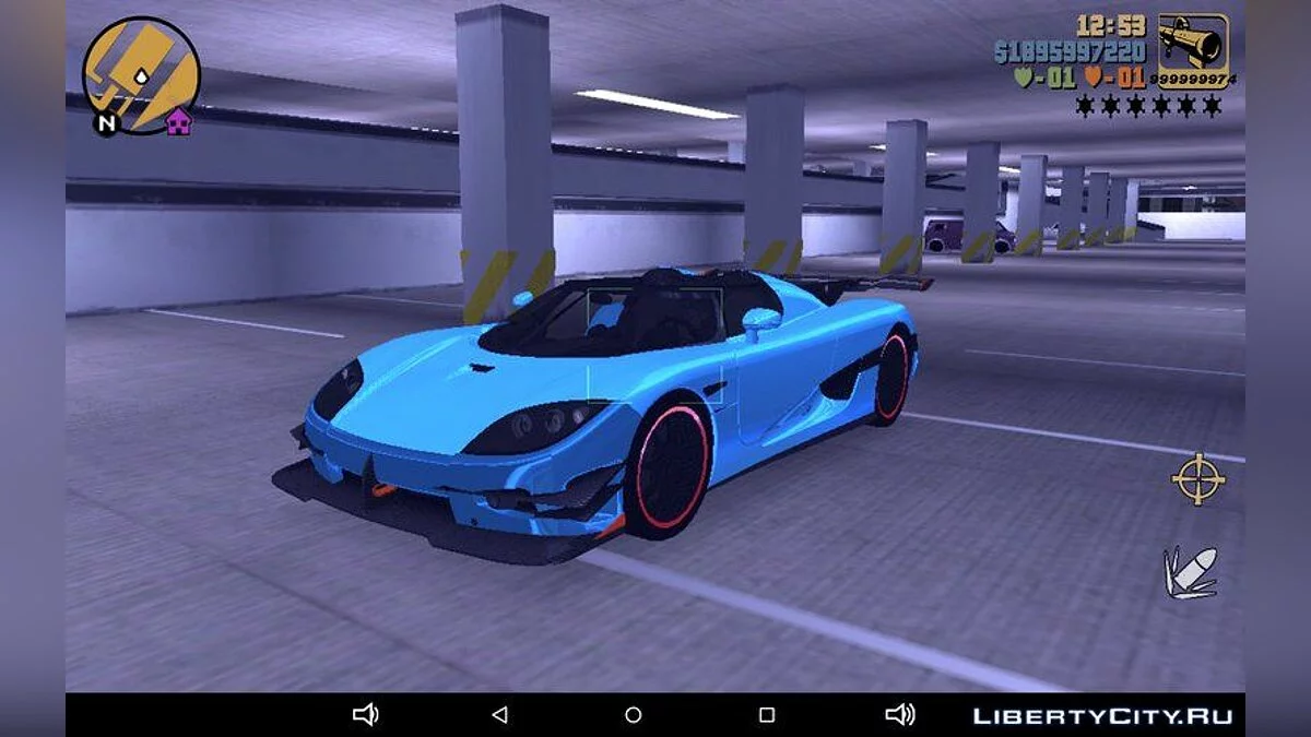 Koenigsegg CCX:1 / GTA 3 (iOS, Android)