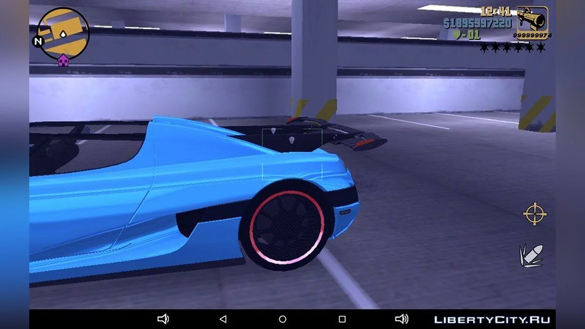 Koenigsegg CCX:1 / GTA 3 (iOS, Android)