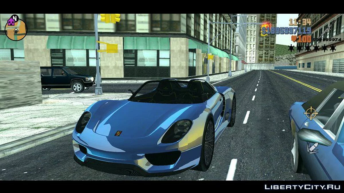 Porsche 918 Spyder / GTA 3 (iOS, Android)